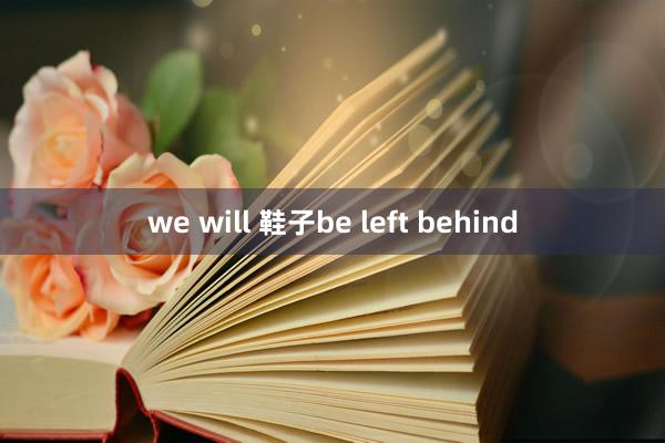 we will 鞋子be left behind